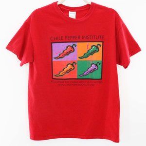 Chili Pepper Institute Red Graphic Cotton TShirt